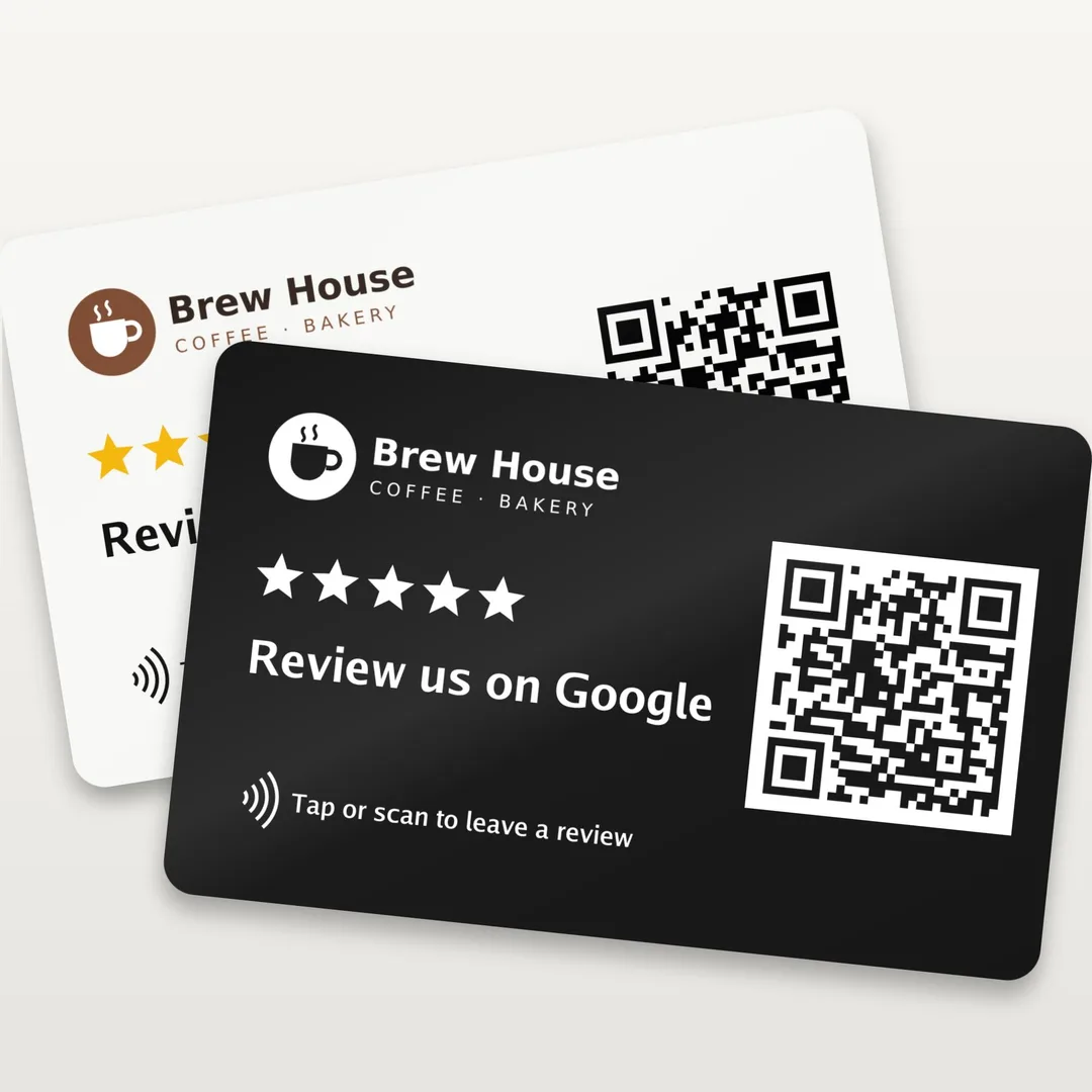 Google Review NFC Card - Tap or Scan to Review