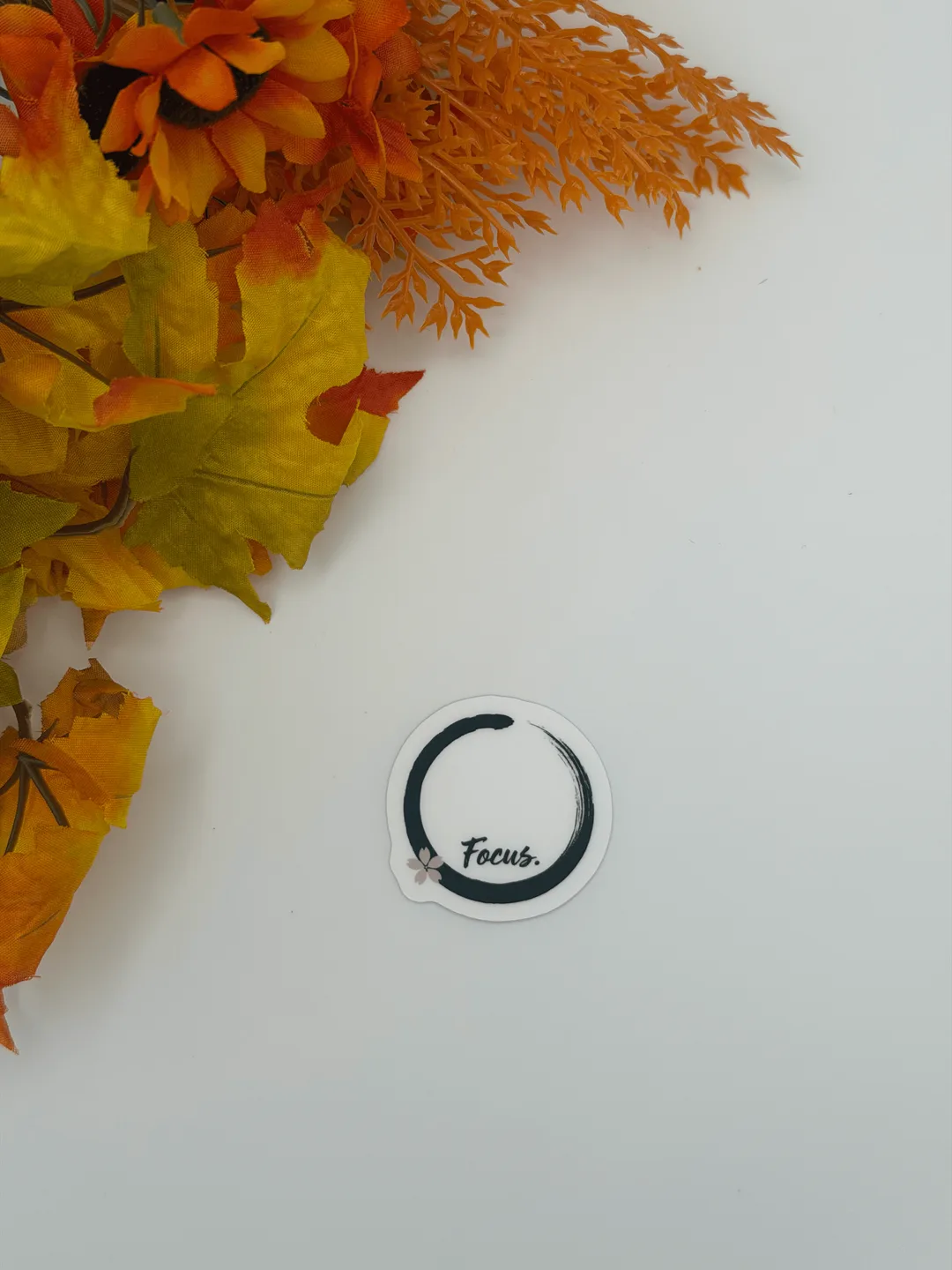 Focus Zen Circle Vinyl Sticker