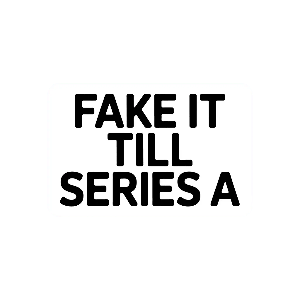 Motivational Startup Quote Vinyl Sticker