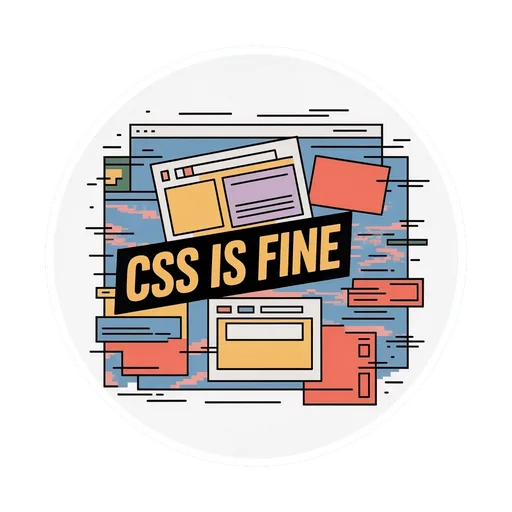 CSS Is Fine Web Developer Sticker
