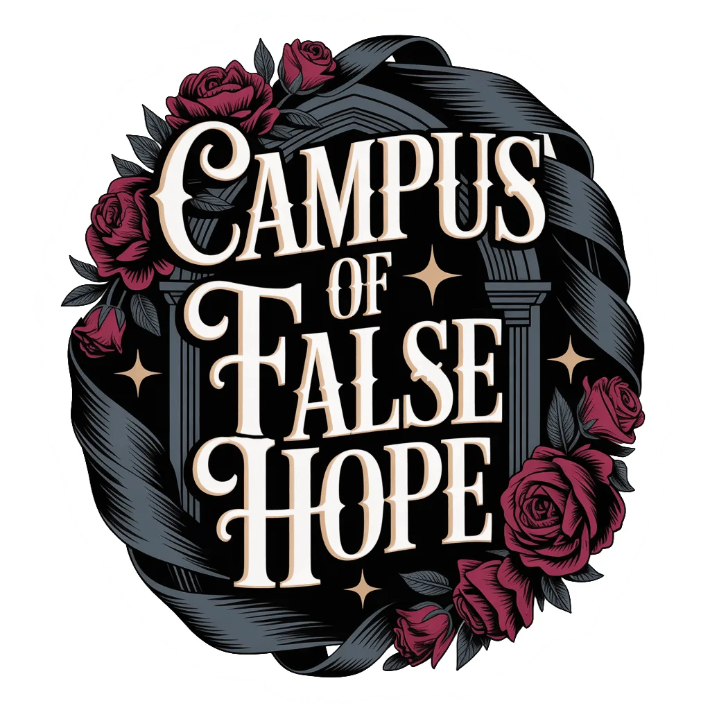 Campus of False Hope Gothic Academia Sticker