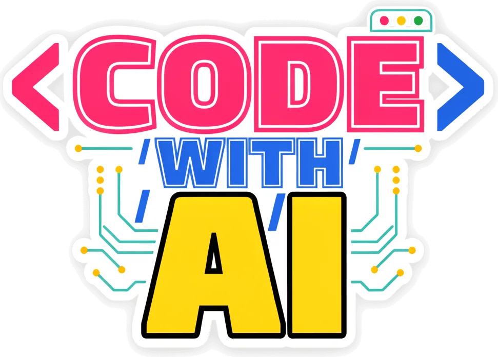 Code With AI Programming Vinyl Sticker