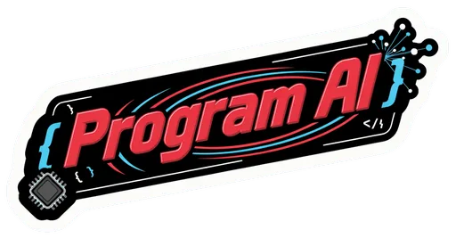 Program AI Coding Banner Vinyl Sticker