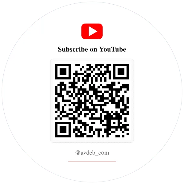 YouTube Subscribe QR Code Sticker, Custom Vinyl